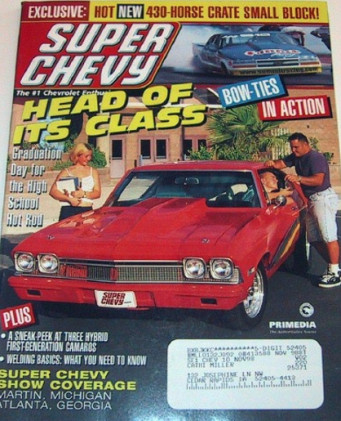 SUPER CHEVY 1998 NOV - ZZ4/FAST-BURN, '63 GRAND SPORT